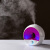 ゴア(Goal)空気加湿器ミニ家庭用リビグーフレイ静音运転アロマ浄化マイナスイオンGO-2218紫色+精油+除剂+温湿度计