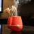 アメリカの加湿器ミニの空气アイデア家庭用オーディの可爱い音输送花瓶保湿赤